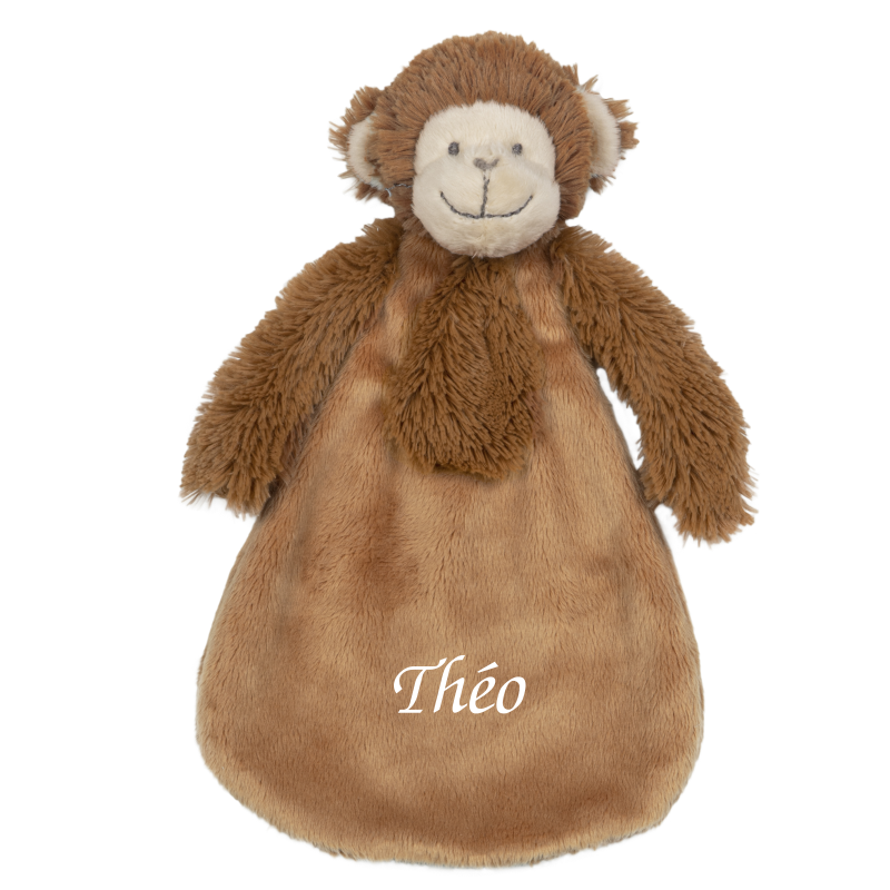 - micha the monkey - comforter brown 25 cm 